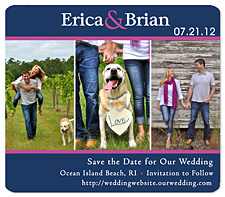 Love Sign Pet Save the Date